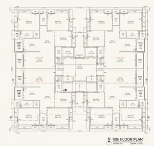 Project Image of 941.73 - 1024.19 Sq.ft 3 BHK Apartment for buy in BLJ Silver Square
