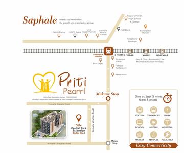 Project Image of 354.0 - 566.0 Sq.ft 1 BHK Apartment for buy in PRITI PEARRL