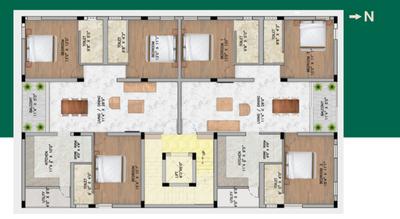 Project Image of 1154.21 - 1160.56 Sq.ft 3 BHK Apartment for buy in Quality Anantha Lakshmi