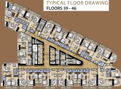 Project Image of 627.0 - 1648.0 Sq.ft 1 BHK Apartment for buy in Damac Paramount Tower Hotel And Residences
