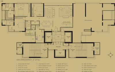 Project Image of 1433.11 - 3007.97 Sq.ft 3 BHK Apartment for buy in Nahar Excalibur