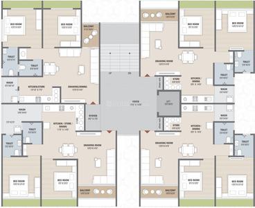 Project Image of 1170.0 - 1485.0 Sq.ft 2 BHK Apartment for buy in Omkar 2