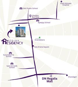 Regina Residency Location Plan 1
