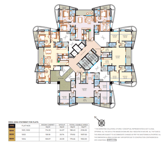 Project Image of 922.0 - 5304.0 Sq.ft 2 BHK Apartment for buy in Rahul Arcus