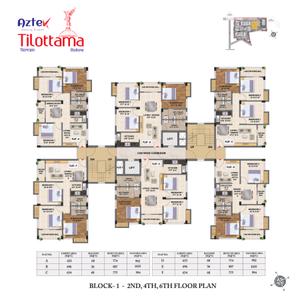 Project Image of 525.0 - 1064.0 Sq.ft 1 BHK Apartment for buy in Aztek Tilottama