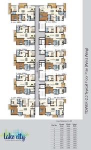 Project Image of 1495 Sq.ft 3 BHK Apartment / Flat for sale in Hafeezpet for Rs. 14000000