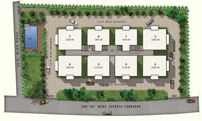 Project Image of 1742.0 - 2380.0 Sq.ft 3 BHK Apartment for buy in Aditya Heights