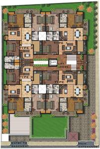Project Image of 1916.0 - 2017.0 Sq.ft 3 BHK Apartment for buy in Accurate Tulsi Palm