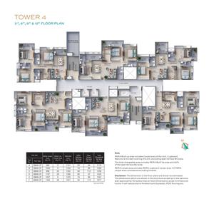 Project Image of 1077.0 - 1435.0 Sq.ft 3 BHK Apartment for buy in F Residences Merlin Phase II