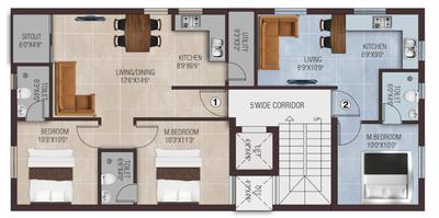 Project Image of 467.0 - 883.0 Sq.ft 1 BHK Apartment for buy in Shelter Feather