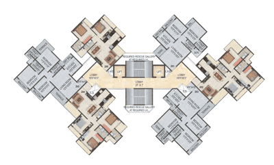 Project Image of 1500 Sq.ft 3 BHK Apartment / Flat for sale in Dronagiri for Rs. 13000000