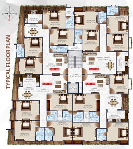 Project Image of 1184.35 - 1348.4 Sq.ft 4 BHK Apartment for buy in Vinayak Crystal Heights