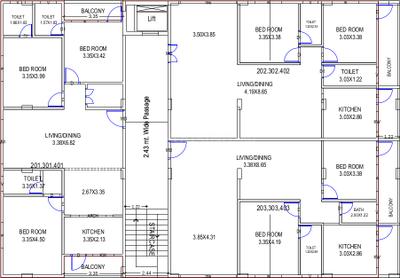 Project Image of 899.32 - 1062.29 Sq.ft 3 BHK Apartment for buy in Padmajaa Paradise