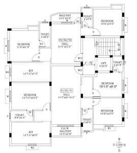 Project Image of 923.0 - 1279.0 Sq.ft 2 BHK Apartment for buy in SP Priya Flats