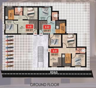 Project Image of 520.0 - 628.0 Sq.ft 1 BHK Apartment for buy in Crest Wytik