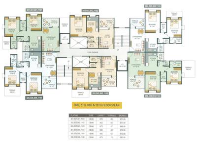 Project Image of 450.0 - 1960.0 Sq.ft 1 BHK Apartment for buy in Sumeru Vyomkesh