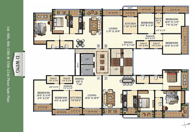 Project Image of 601.92 - 853.47 Sq.ft 2 BHK Apartment for buy in Neminath Heights