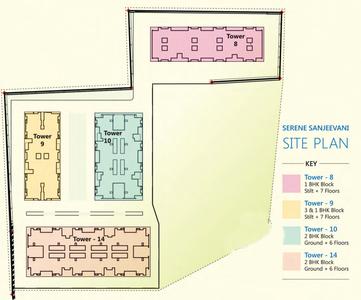 Project Image of 401.0 - 771.0 Sq.ft 1 BHK Apartment for buy in Shriram Peace at Temple Bells