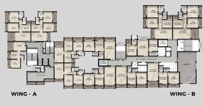 Project Image of 333.0 - 621.0 Sq.ft 1 BHK Apartment for buy in AB Aleen Heights
