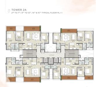 Project Image of 966.71 - 1424.62 Sq.ft 2 BHK Apartment for buy in Kalpataru Blossoms Tower 2
