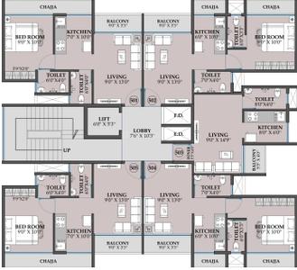 Project Image of 239.93 - 690.0 Sq.ft 1 RK Apartment for buy in Gravity Prime
