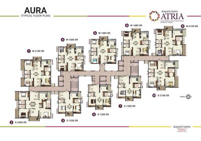 Project Image of 1350.0 - 3455.0 Sq.ft 2 BHK Apartment for buy in Rajapushpa Atria