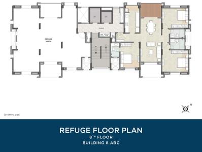 Project Image of 1114.0 - 1355.0 Sq.ft 3 BHK Apartment for buy in Kalpataru Estate Building 8