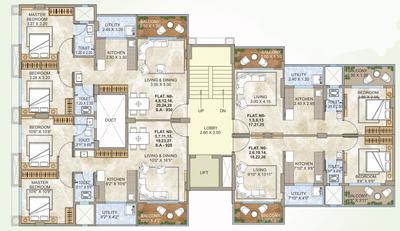 Project Image of 635.0 - 930.0 Sq.ft 1 BHK Apartment for buy in Shri Hari The Emerald