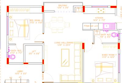 NS Taha Residency Taha Residency Building 1 Cluster Plan 1