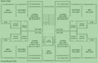 Project Image of 413.01 - 499.12 Sq.ft 1 BHK Apartment for buy in Ashray Dev Darshan
