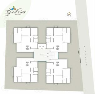 Project Image of 847.55 - 917.62 Sq.ft 3 BHK Apartment for buy in Sharnam Residency