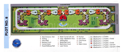 Project Image of 980 Sq.ft 2.5 BHK Apartment / Flat for sale in Sector 75 for Rs. 8200005