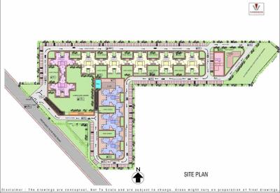 Project Image of 1175.0 - 1850.0 Sq.ft 2 BHK Apartment for buy in V Square Springdale