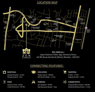 Project Image of 392.0 - 644.0 Sq.ft 1 BHK Apartment for buy in Zen Gardens