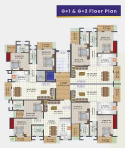Project Image of 990.0 - 1437.0 Sq.ft 2 BHK Apartment for buy in SR Ambika Enclave