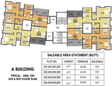 Project Image of 900 Sq.ft 2 BHK Apartment / Flat for sale in Pisoli for Rs. 6500000