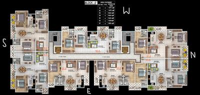 Project Image of 1060.0 - 1620.0 Sq.ft 2 BHK Apartment for buy in Platinum S S Residency