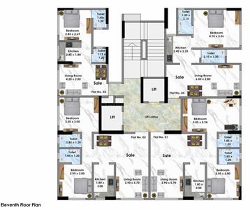 Project Image of 224.97 - 929.57 Sq.ft 1 BHK Apartment for buy in Mass Mondeal