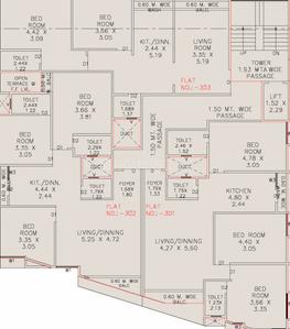 Project Image of 360.16 - 959.6 Sq.ft 2 BHK Apartment for buy in Krishiv Shaaranya