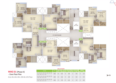 Project Image of 890 Sq.ft 2 BHK Apartment / Flat for sale in Kesnand for Rs. 4600000