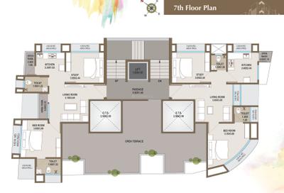 Project Image of 0.0 - 950.02 Sq.ft 2 BHK Apartment for buy in Siddhivinayak Sopan