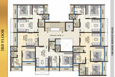 Project Image of 193.0 - 282.0 Sq.ft 1 BHK Apartment for buy in RCD Sarang Iris