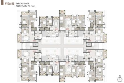 Project Image of 1285.0 - 2045.0 Sq.ft 2 BHK Apartment for buy in Vida 56