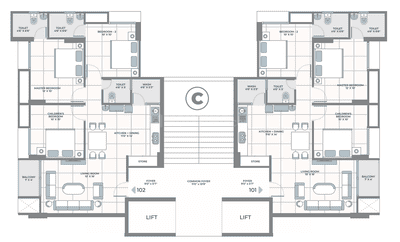 Project Image of 2970 Sq.ft 3 BHK Penthouse for sale in Vaishno Devi Circle for Rs. 12500000