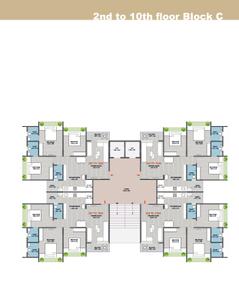 Project Image of 738.62 - 849.49 Sq.ft 2 BHK Apartment for buy in Sanidhya Shubham Lavish