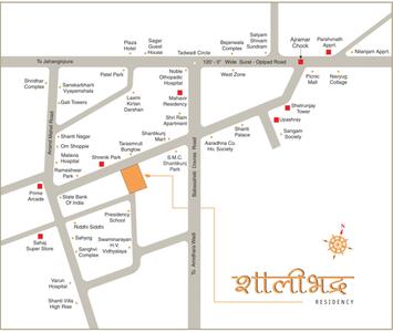 Project Image of 1600.0 - 2000.0 Sq.ft 2 BHK Apartment for buy in Sangini Shalibhadra Residency