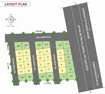 Project Image of 1144.0 - 3171.0 Sq.ft Residential Plot Plot for buy in Keerthi Jnanakshi Rajarajeshwari Badavane Phase 1