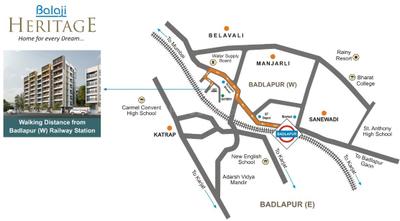 Project Image of 299.02 - 445.09 Sq.ft 1 BHK Apartment for buy in Balaji Heritage