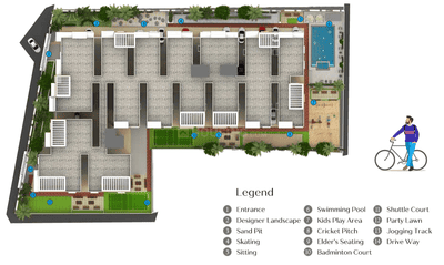Project Image of 1195.0 - 1760.0 Sq.ft 2 BHK Apartment for buy in ELV Cosmopolis