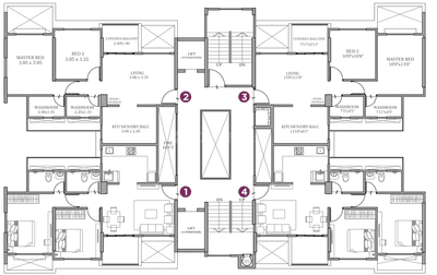 Project Image of 683.0 - 950.0 Sq.ft 2 BHK Apartment for buy in Bharat The Province Phase II